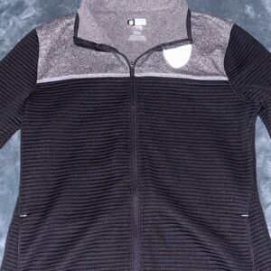 NFL Raiders Gray and Black Women's Jacket